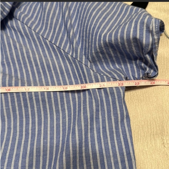 NWT Anthropologie Amadi Tansey Ruffled Button Down sz. Large - Picture 6 of 7